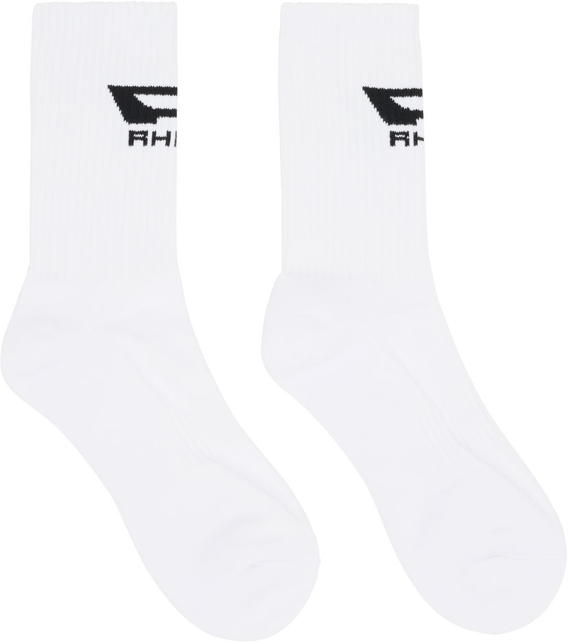 Strumpor Rhude Rhude Campione Socks Vit | RHPF25SO04750