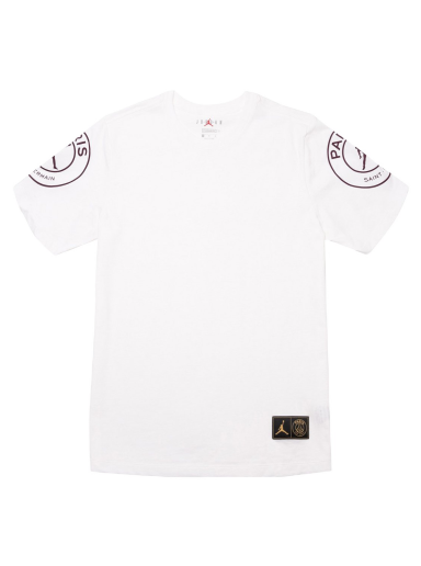 T-shirt Jordan Paris Saint-Germain PSG Logo Tee White Vit | CK9779-100