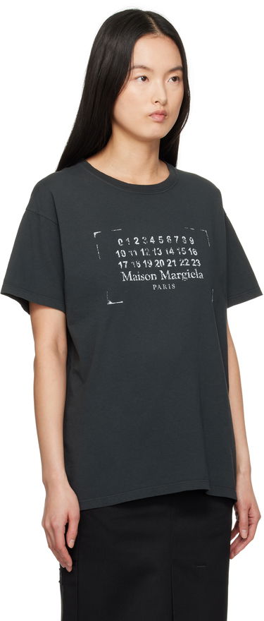 T-shirt Maison Margiela Maison Margiela Stamp Logo T-Shirt Svart | S51GC0534 S24575, 1