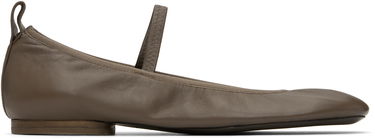 Sneakers och skor LEMAIRE Square Toe Ballerina Flats Grön | FO0138 LL0115, 0