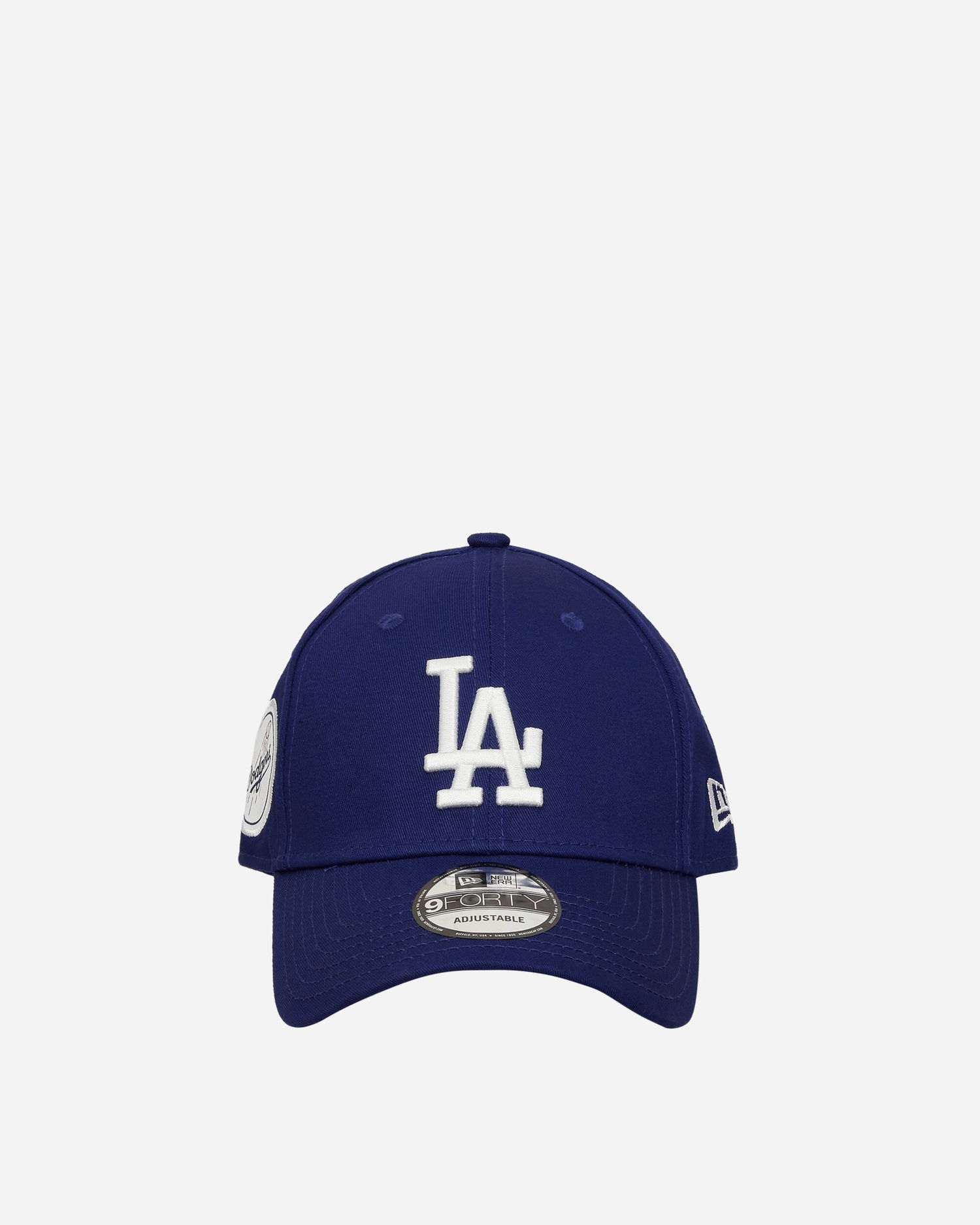 Keps New Era LA Dodgers Team Side Patch 9FORTY Adjustable Cap Mörkblå | 60364396 DRYWHI, 0