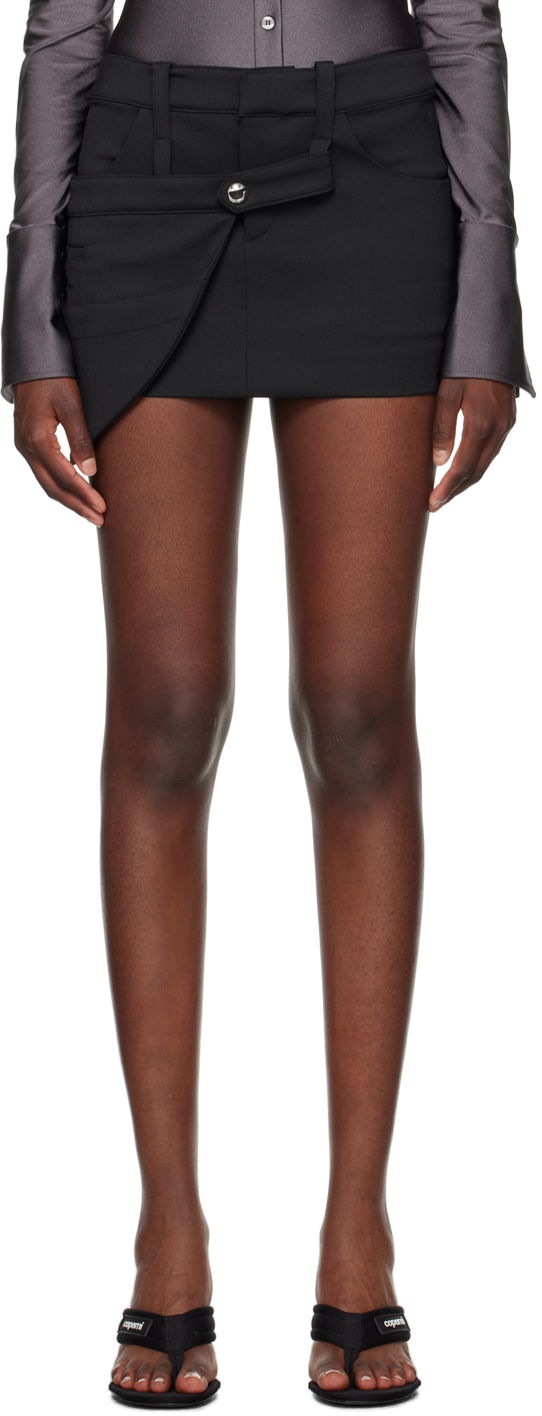 Kjol Coperni Coperni Utilitary Miniskirt Svart | COPJ39111
