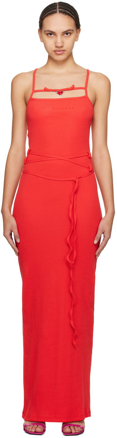 Klä Ottolinger Ottolinger Charmed Maxi Dress Röd | 407902