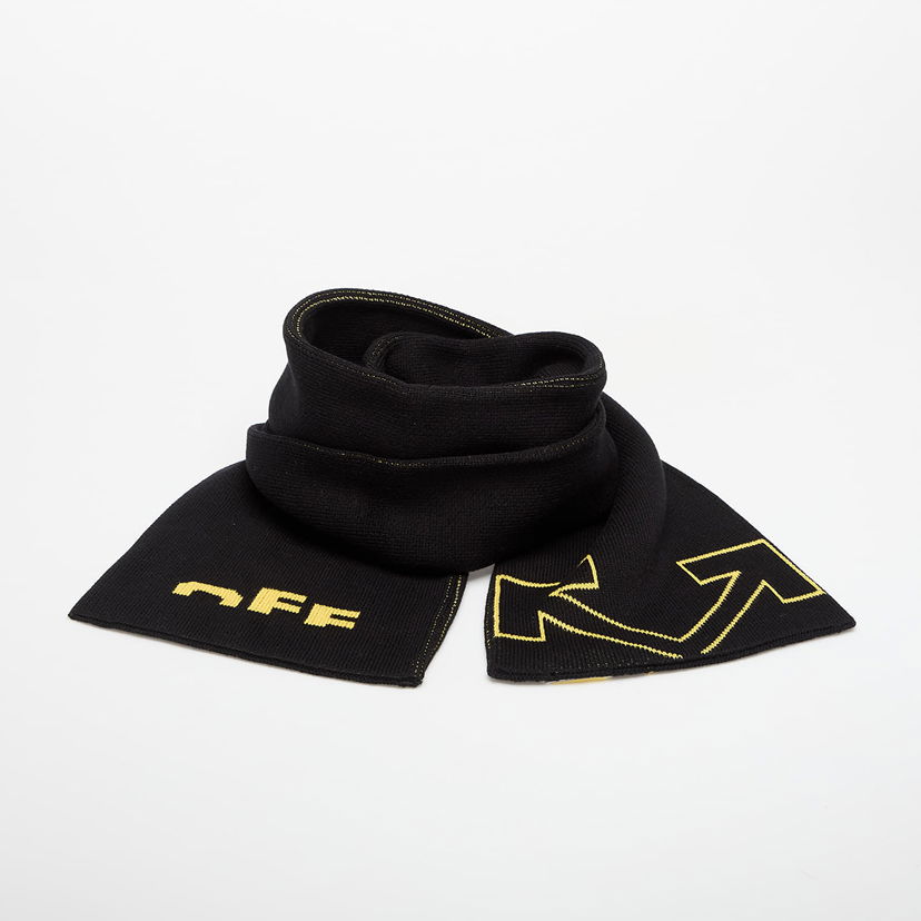 Halsduk Off-White OFF-WHITE KIDS Type Logo Scarf Universal Svart | OBMA001F25KNI0011018