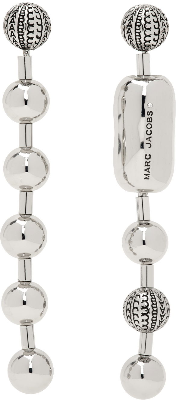 Örhängen Marc Jacobs Marc Jacobs The Monogram Ball Chain Earrings Metallisk | 2S4JER001J04