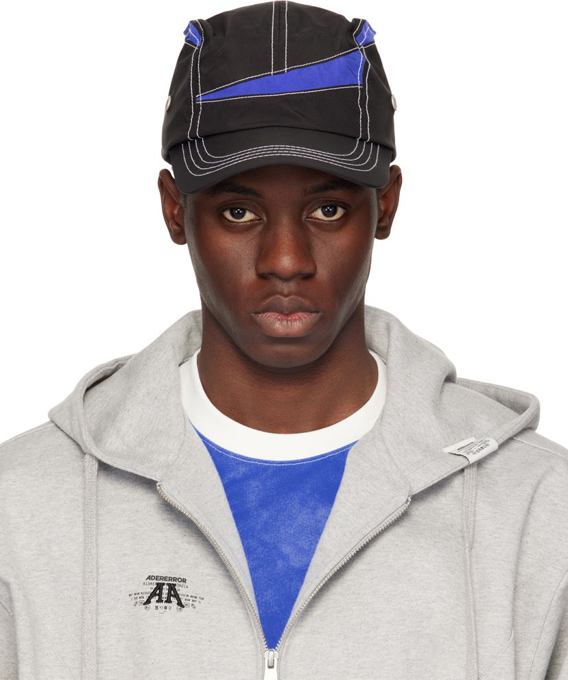 Keps ADER ERROR Contrast Stitch Cap Svart | BN01SSHW0202BK