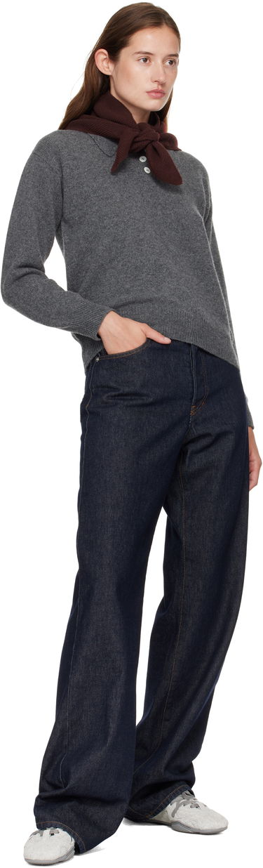 Halsduk &Daughter &Daughter Cashmere Foulard Scarf Brun | HKN03941, 2