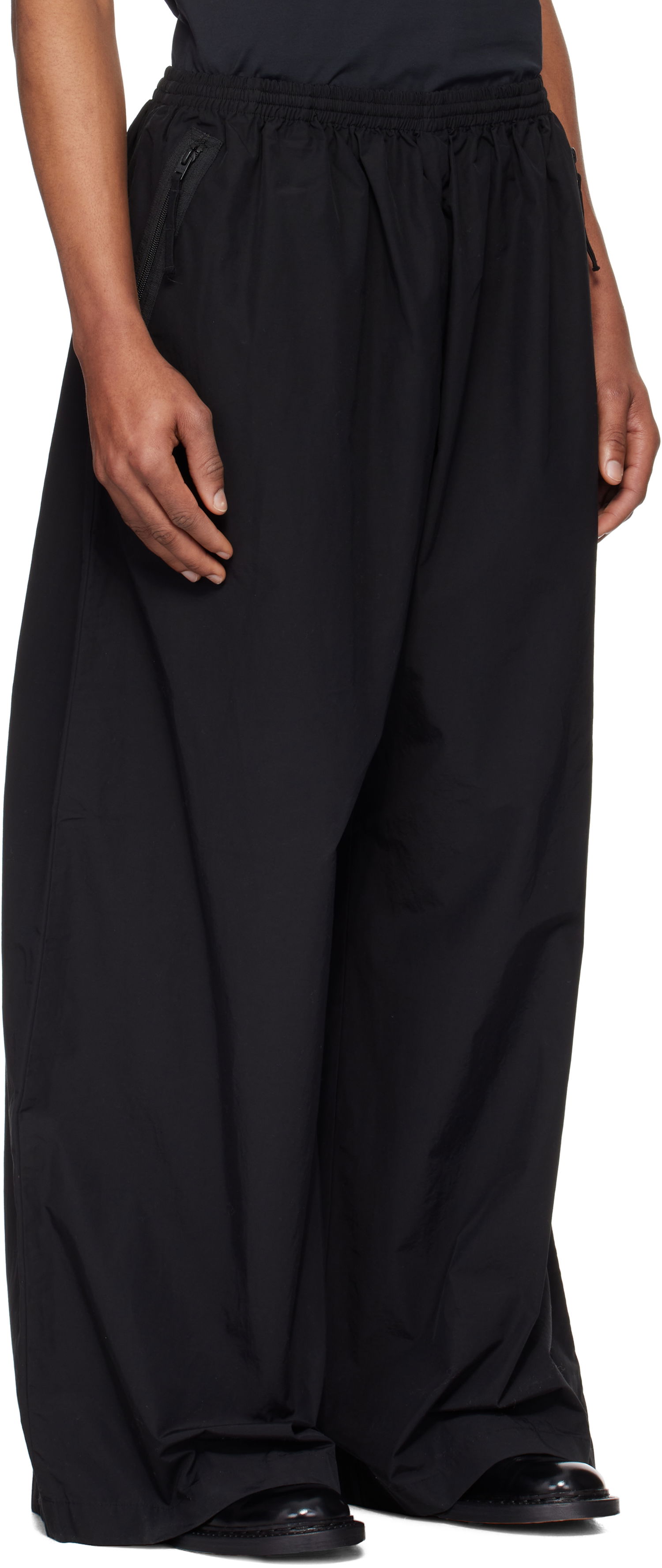 Träningsbyxor Acne Studios Acne Studios Relaxed Fit Trousers Svart | BK0670-, 1