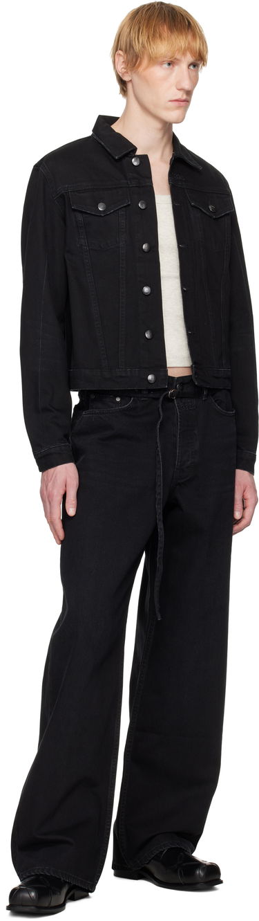 Jacka 032C 032c Down To Earth Boxy Denim Jacket Svart | S25-URD-1921-050, 3