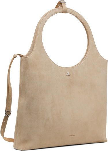 Handväska Courrèges Courrèges Holy Day Suede Tote Beige | 125GSA161CR0024, 1