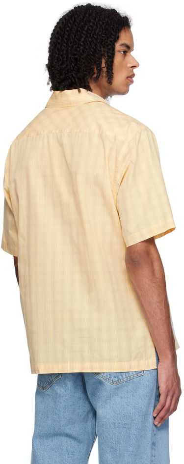 Skjorta Samsoe Samsoe Samsøe Samsøe Saayo P Short Sleeve Shirt Gul | M24100054, 2