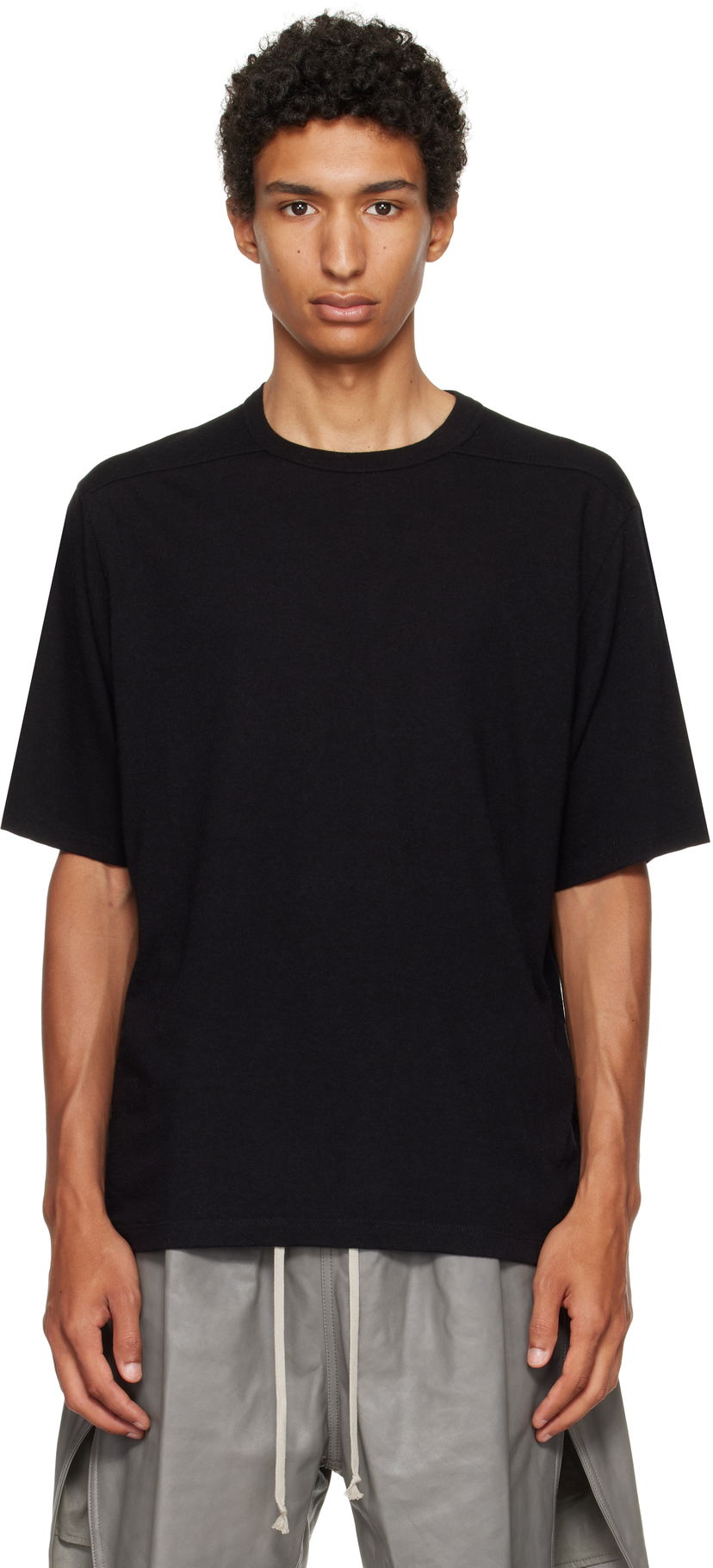 T-shirt Rick Owens Rick Owens Concordians Brad T-Shirt Svart | RU02E1232 JR