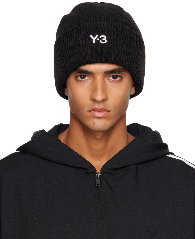 Mössa Y-3 Y-3 Classic Knit Beanie Svart | JW8963