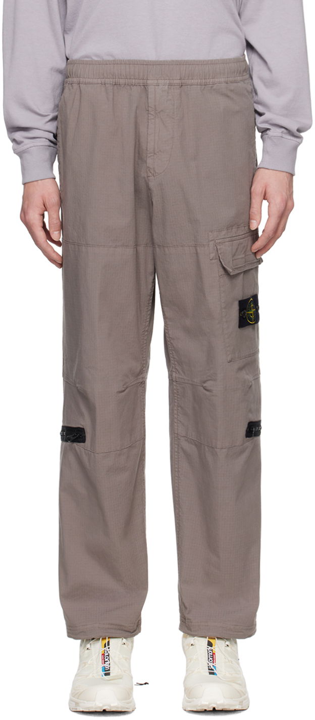 Cargo byxor Stone Island Gray Multi-Pocket Cargo Pants Grå | 801532611