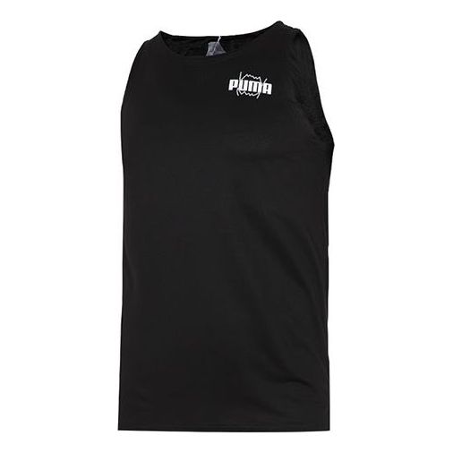 Linne Puma Behind the Back Graphic Tank Top Svart | 670833-02