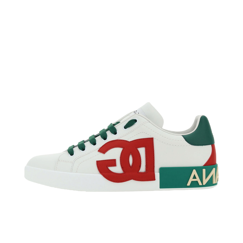 Sneakers och skor Dolce & Gabbana Portofino White Red Green Grön | CS1772AN3848N530