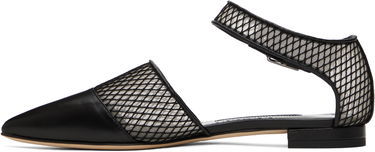 Kjol Manolo Blahnik Manolo Blahnik Jatelah Mesh Ballerina Flats Svart | 424-1853, 2