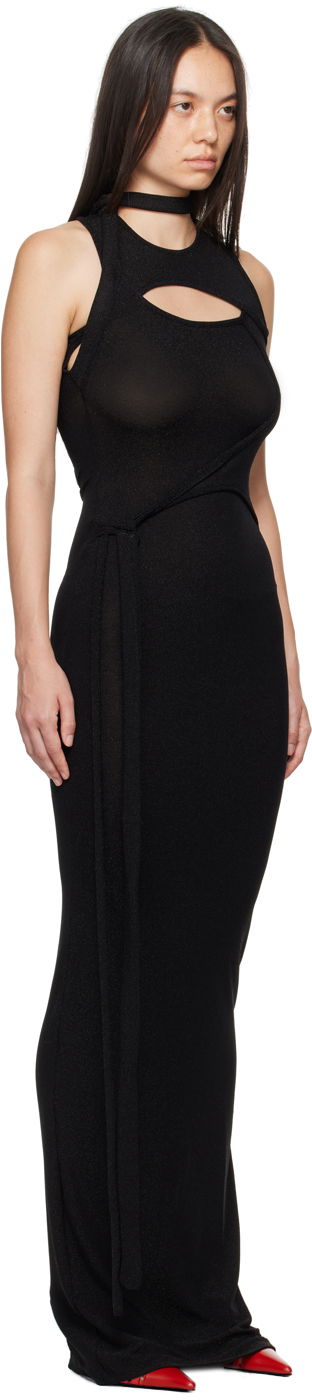 Klä Ottolinger Ottolinger Layered Cutout Maxi Dress Svart | 1040304921, 1