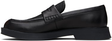 Sneakers och skor BOSS Hugo Embroidered-Logo Loafers Svart | 50548486, 2