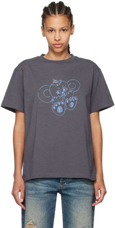 T-shirt We11done We11done Printed T-Shirt Grå | WD-TT2-24-790-U-CH, 0