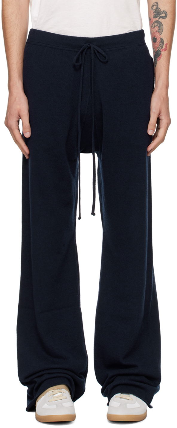 Träningsbyxor Maison Margiela Navy Drawstring Sweatpants Svart | S50KA0649 M13060