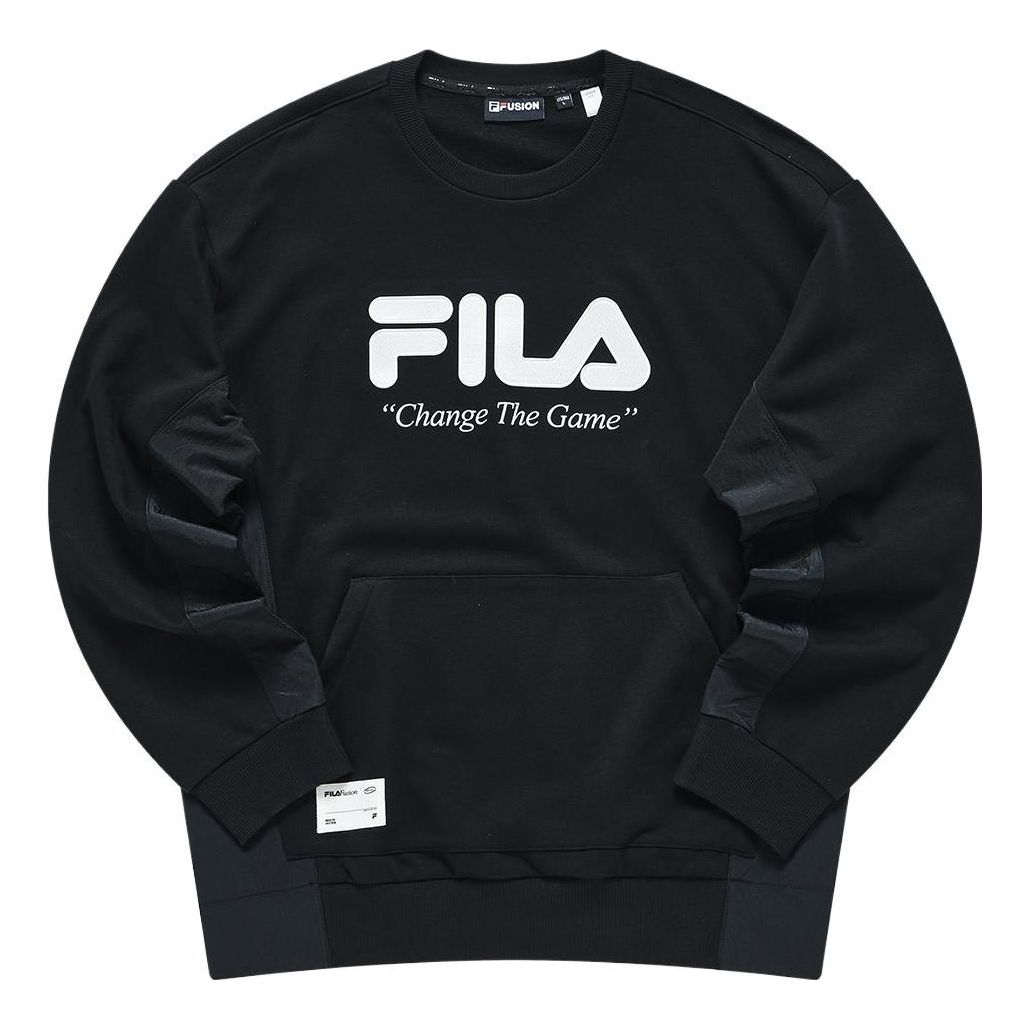 Sweatshirt FILA Fusion Change The Game Logo Sweatshirt Svart | T11M311211F-BK, 0