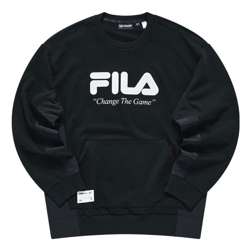Sweatshirt FILA Fusion Change The Game Logo Sweatshirt Svart | T11M311211F-BK