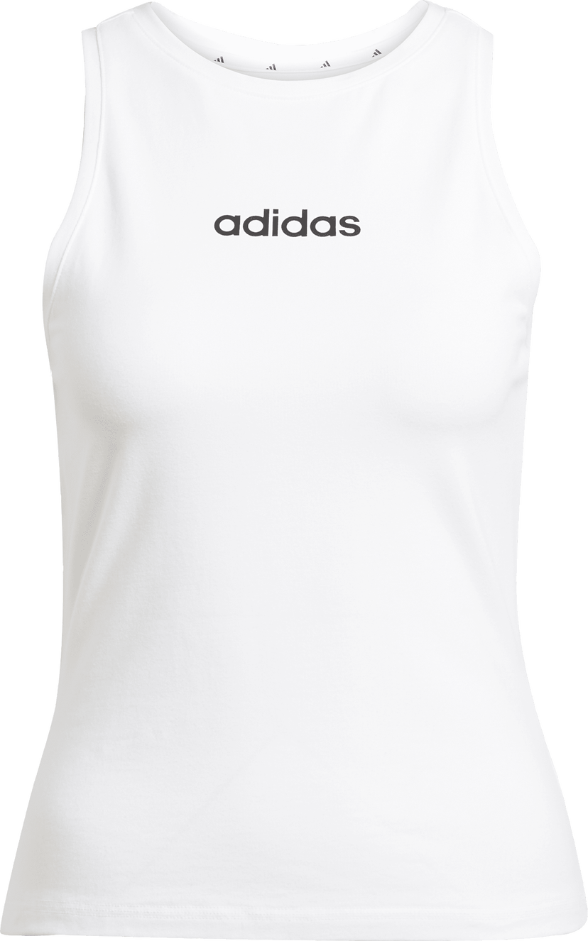 Linne adidas Performance Sportswear Essentials Linear Tank Top Vit | jc5799