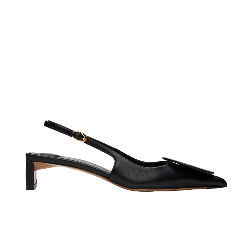 Sneakers och skor Jacquemus Black Les Classiques 'Les slingbacks Duelo basses' Heels Svart | 24E241FO076-3073
