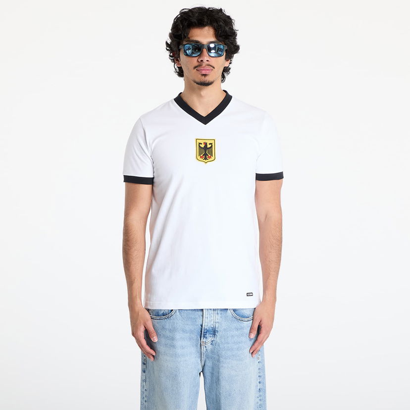 T-shirt COPA COPA Germany 1970's Retro Football T-Shirt Vit | 629-003