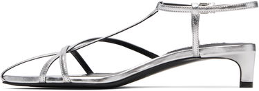 Sneakers och skor Jil Sander Jil Sander Cage Low Heel Sandals Metallisk | J15WP0129_P4836, 2