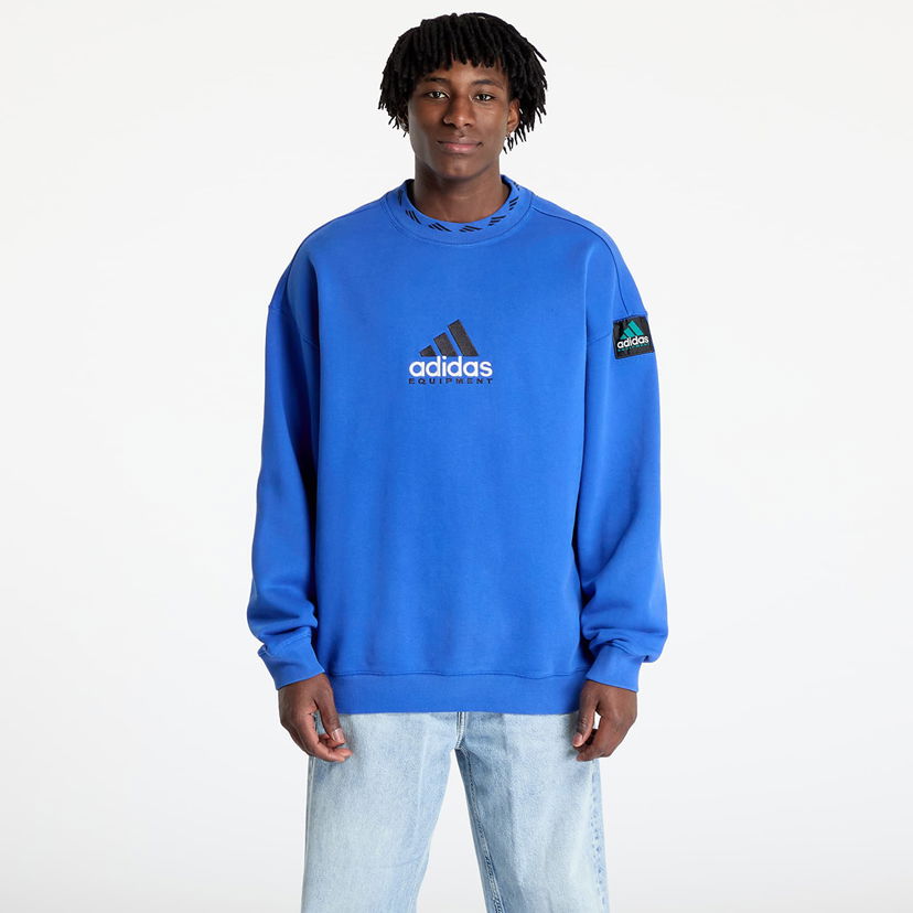 Sweatshirt adidas Performance adidas Equipment Wash Crewneck Sweatshirt Blå | JC8223