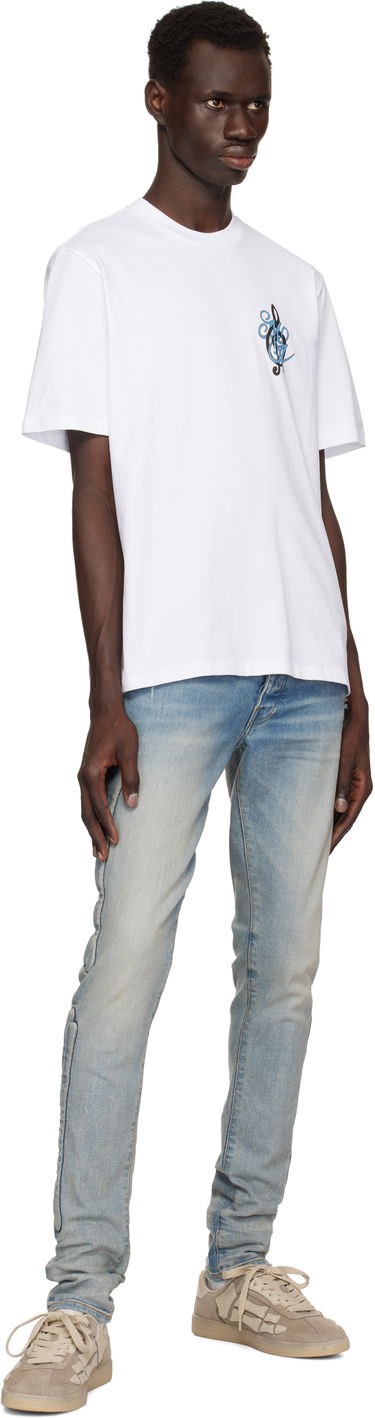 T-shirt AMIRI Amiri Jazz Band Graphic T-Shirt Vit | AMJYTE1167, 3