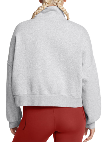 Sweater Under Armour Under Armour Icon Fleece Half Zip Cropped Sweatshirt Grå | 1386460-011, 1