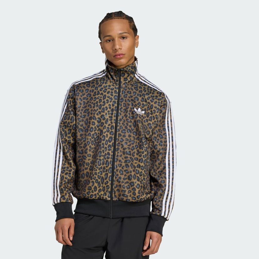 Träningsoverall adidas Performance Firebird Loose Leo Track Jacket Brun | JV7578