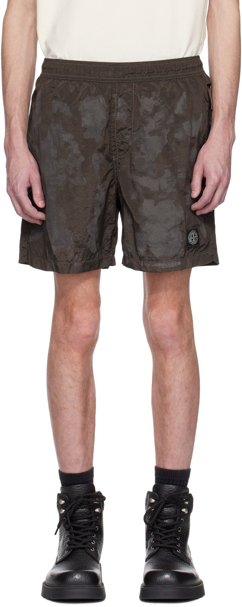 Shorts Stone Island Stone Island Nylon Metal Swim Shorts Brun | K1S15 B100010 S0A78