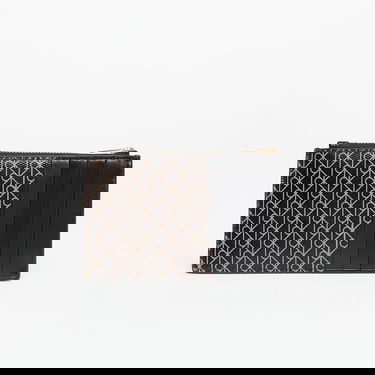 Plånbok CALVIN KLEIN Calvin Klein Emblem Aop Top Zip Cardholder Svart | LV04F1084G 2XA, 2