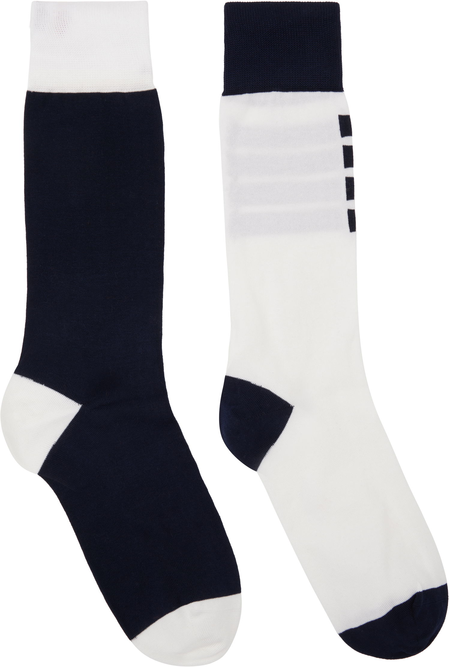 Strumpor Thom Browne Thom Browne Funmix 4-Bar Mid Calf Socks Flerfärgad | FAS228F-Y3012, 0