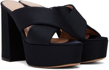 Tillbehör Gianvito Rossi Gianvito Rossi Sheridan Platform Sandals Svart | G17770.70RIC.LYC, 3