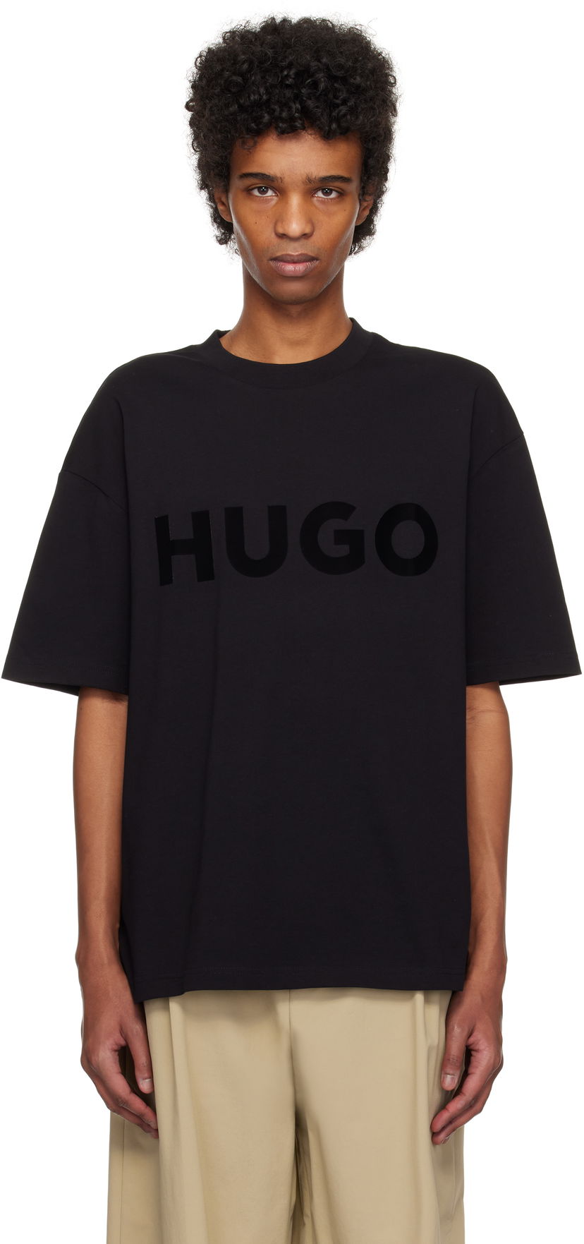 T-shirt BOSS Hugo Oversize T-Shirt Svart | 50525765