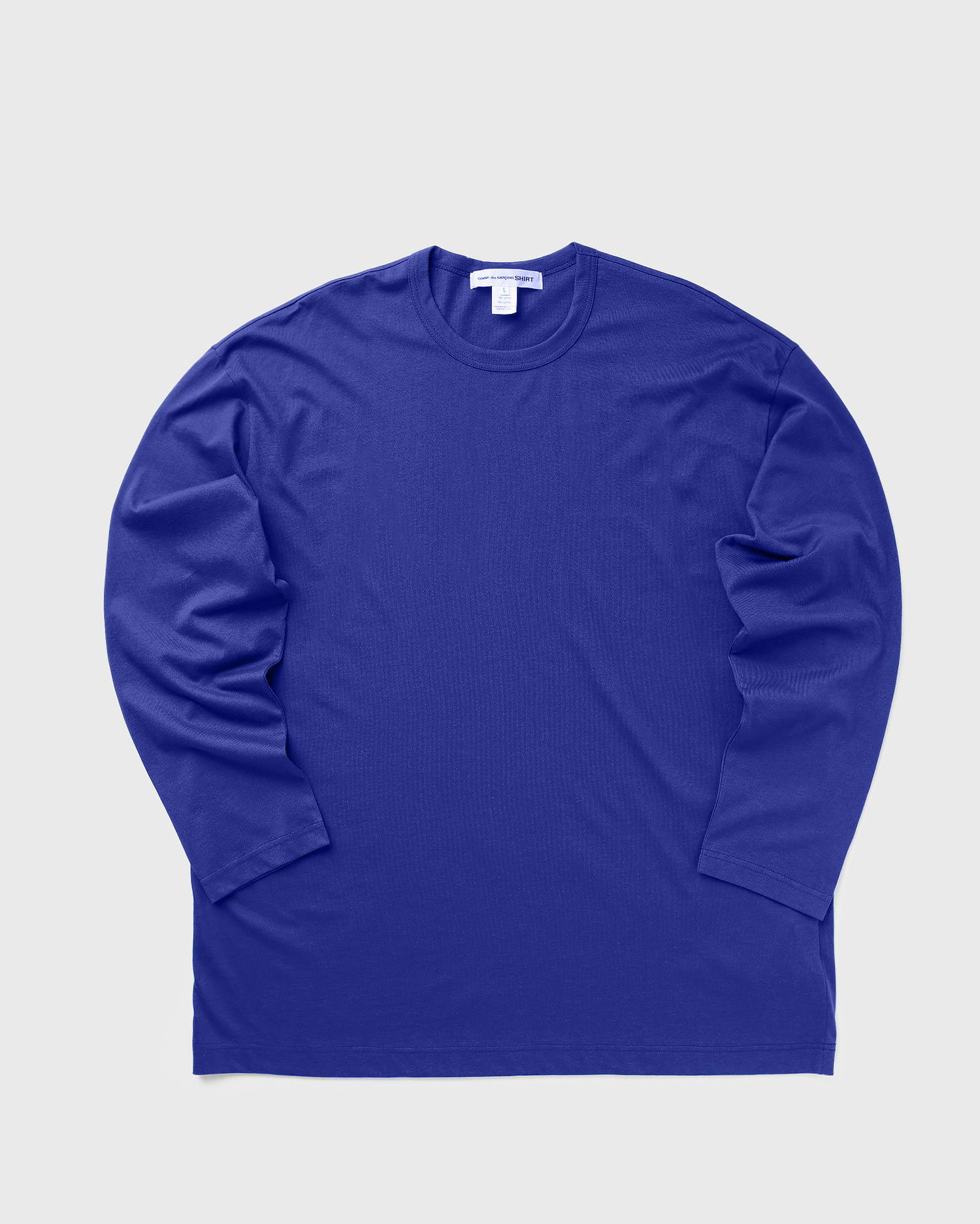 T-shirt Comme des Garçons COMME des GARÇONS SHIRT Long-Sleeve Knit T-Shirt Blå | FP-T021-W25-1, 0
