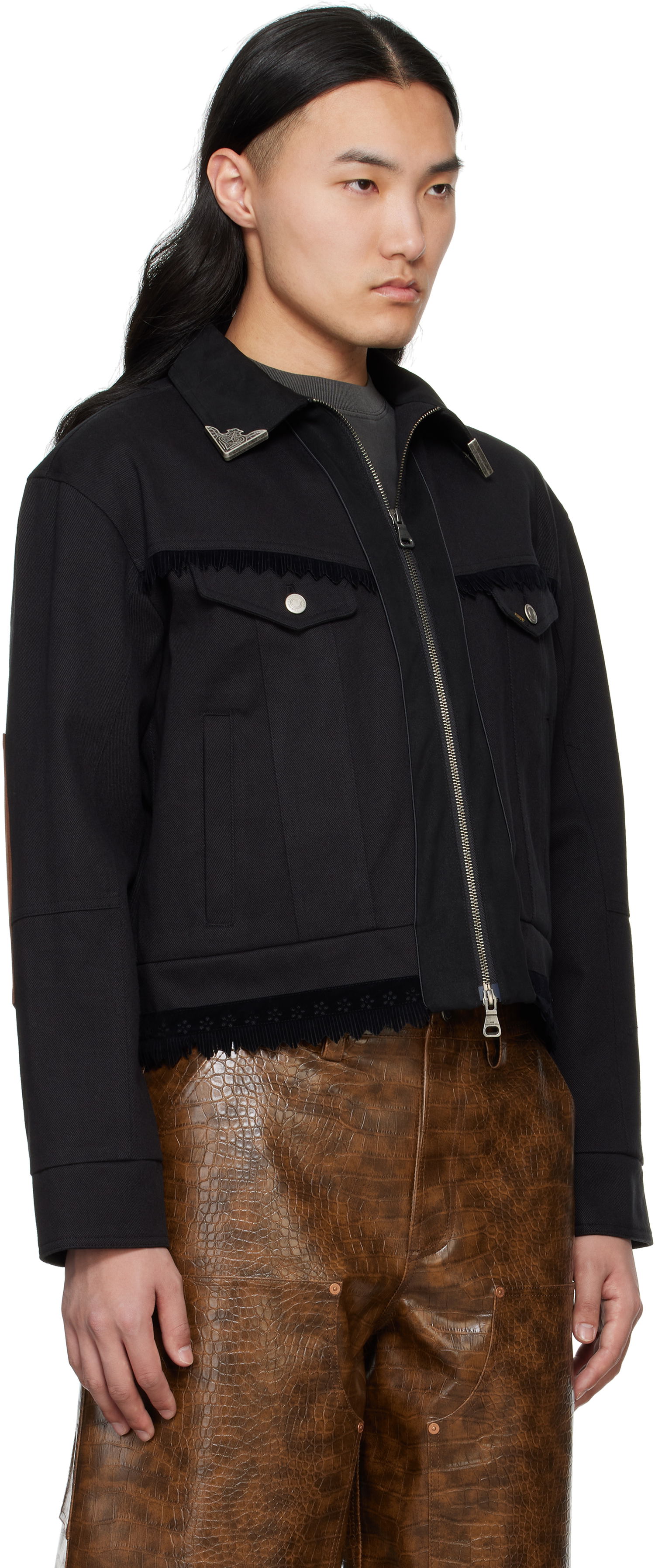 Jacka Andersson Bell Andersson Bell Cowboy Zip-Up Jacket Svart | awa680m, 1