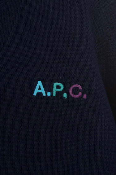 Sweater A.P.C. Navy New Joseph Cardigan Mörkblå | COGDK-H22229, 4