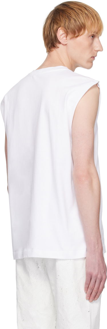 Linne Helmut Lang Helmut Lang Embossed Logo Tank Top Vit | P01HM502, 2