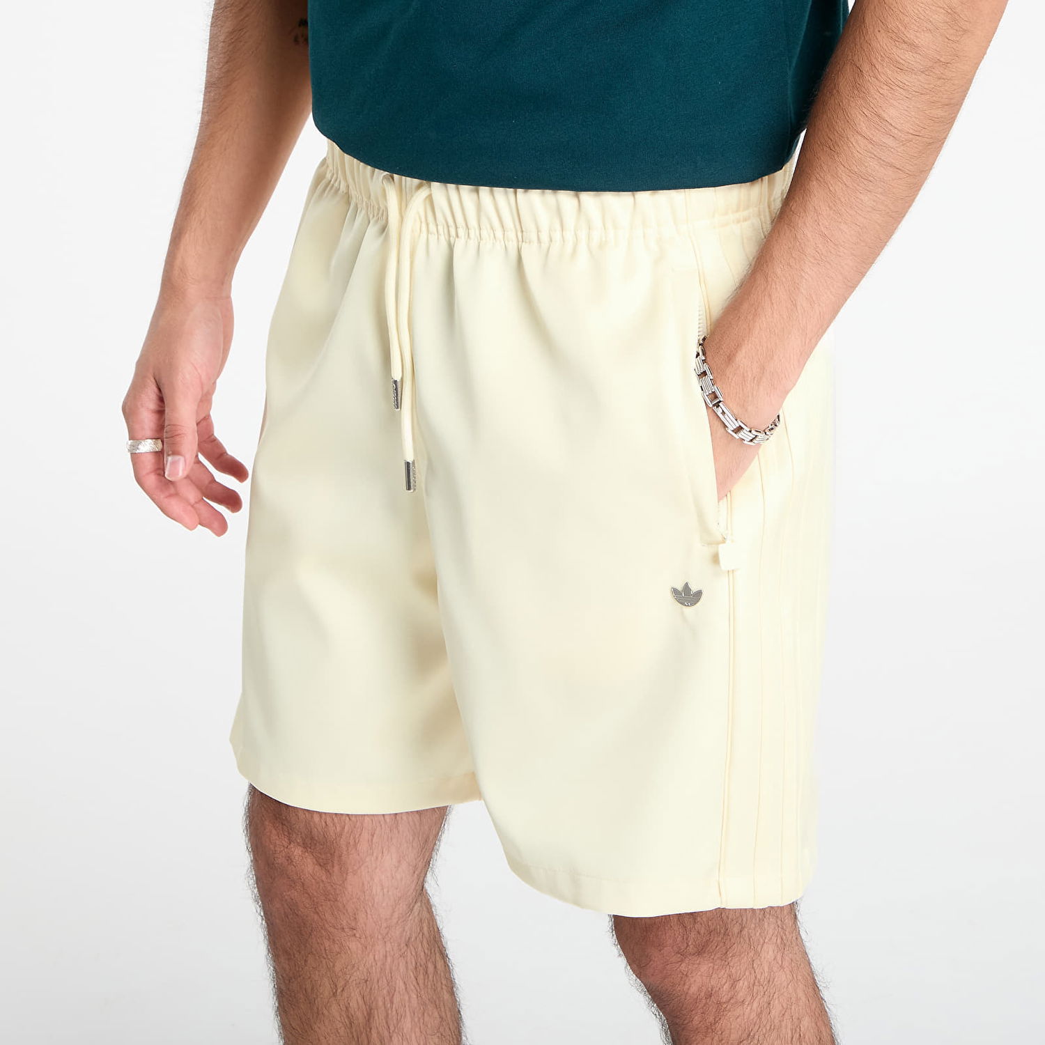 Shorts adidas Originals Satin Short Crew Shorts Gul | JV7605, 1