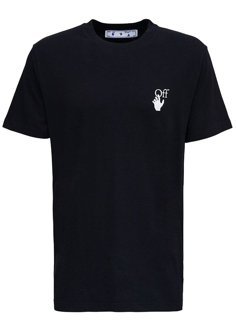 T-shirt Off-White Caravaggio The Lute Player Slim Fit T-Shirt Svart | OMAA027F21JER0111084