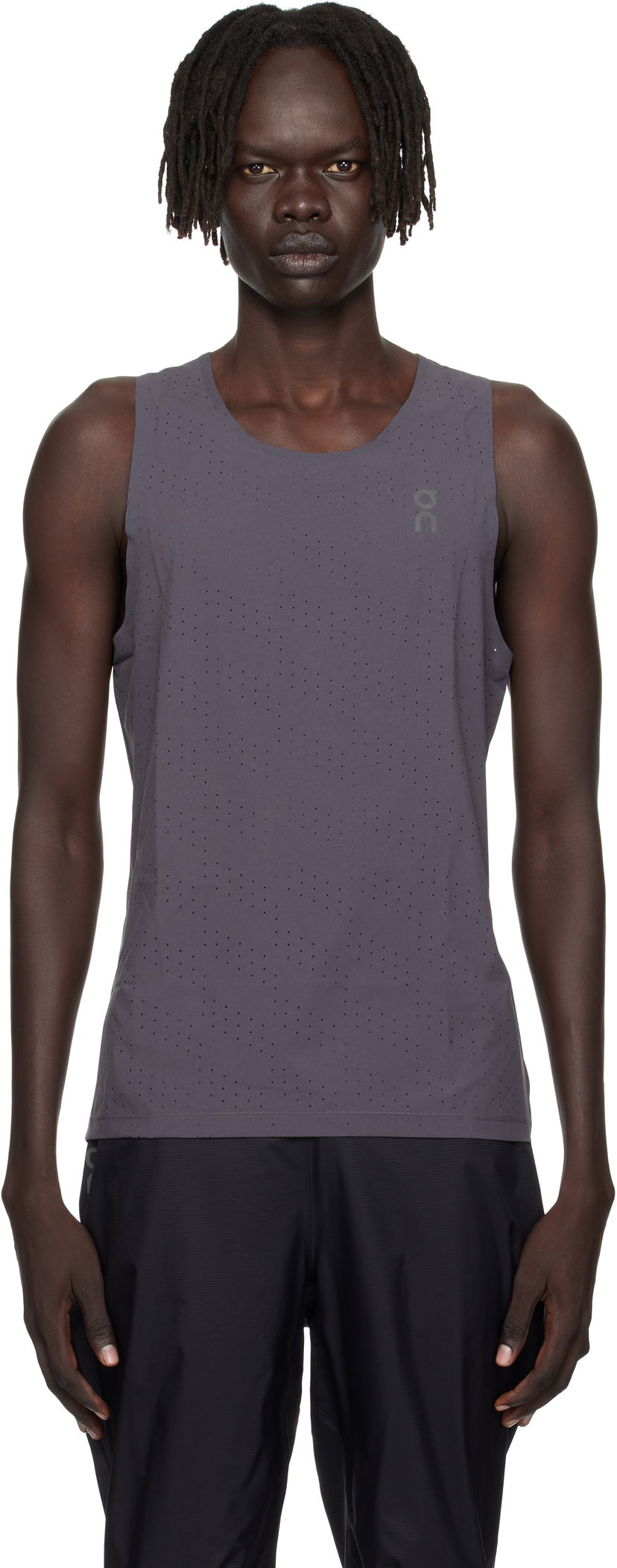 Linne On Running Race Tank Top Grå | 1MF10152343