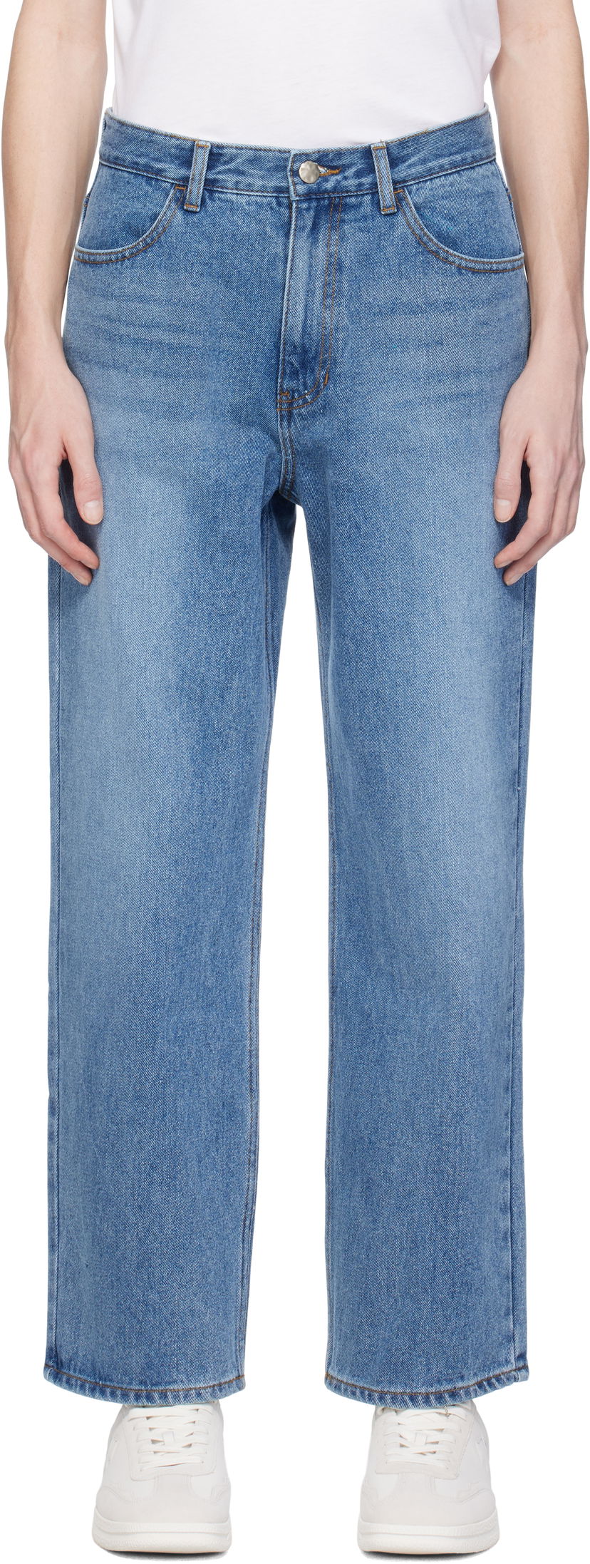 Jeans ADER ERROR ADER error Sig; TRS Tag 01 Jeans Blå | BO42FYJE0101SB
