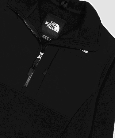 Vindjacka The North Face Denali Fleece Cropped Jacket Svart | NF0A7WXYJK3, 3