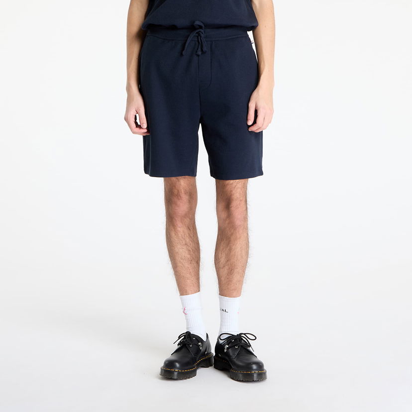Shorts BOSS Hugo Boss Waffle Shorts Mörkblå | 50535884-403